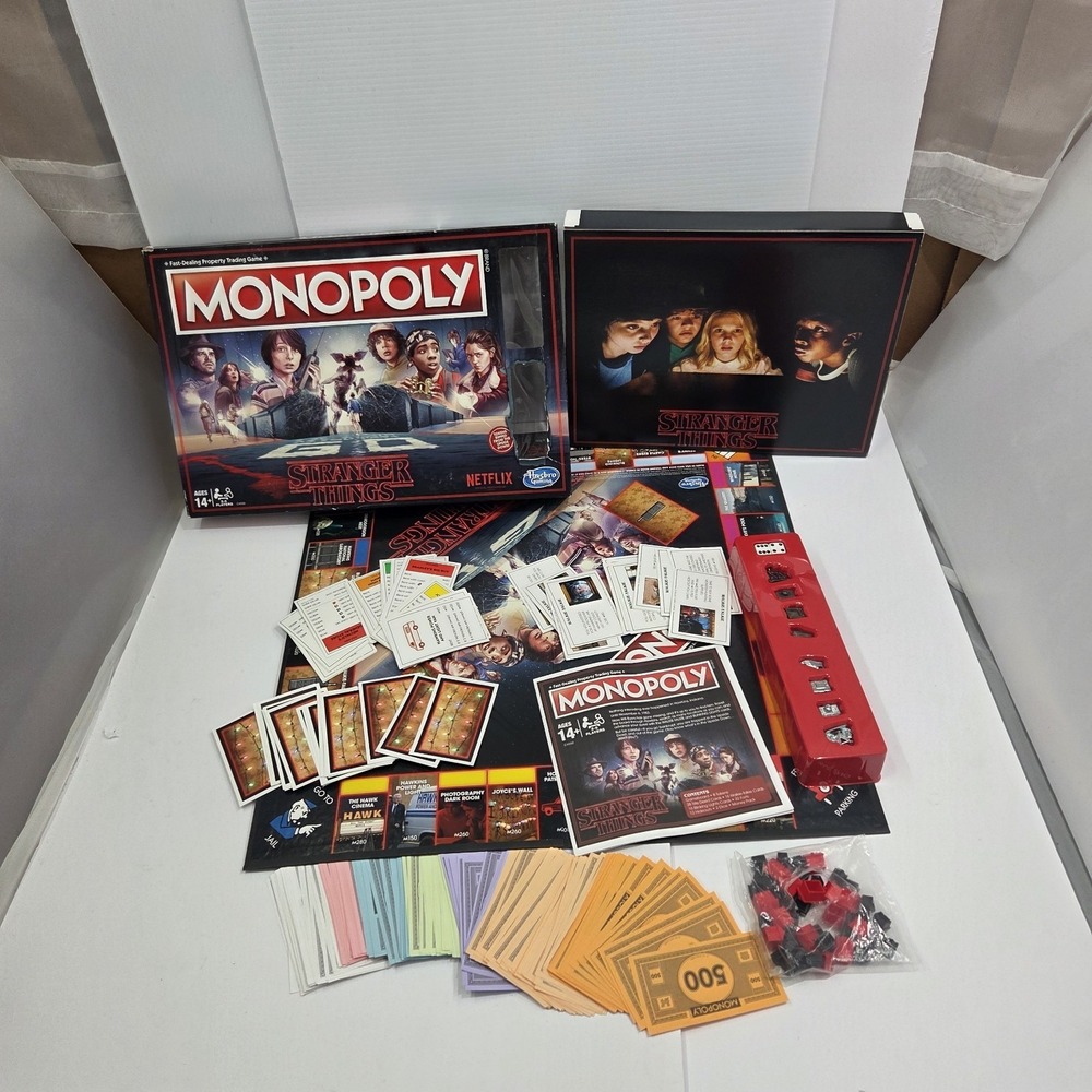 Monopoly Stranger Things Collectors Edition Board Game Netflix 2017 Complete‎